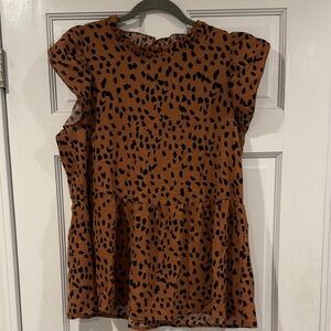 Women’s size M Animal printed top